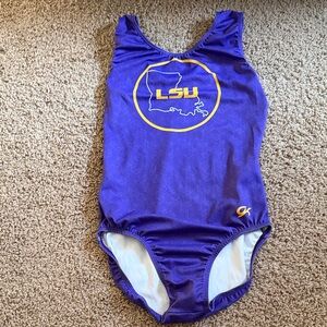 Purple LSU Gymnastics Leotard